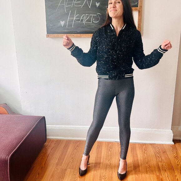 Alice + Olivia 'The Beatles' Come Together Sequin Jacket - Picture 3 of 4